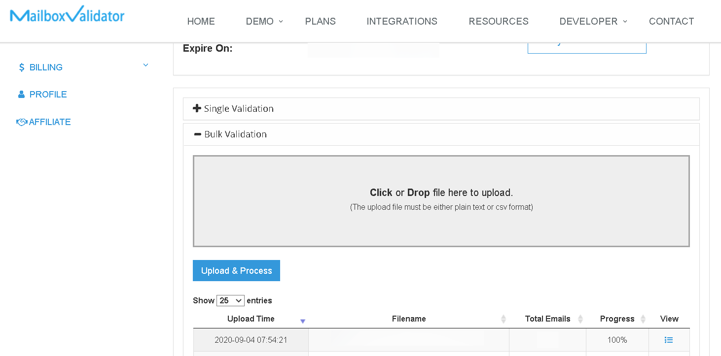 MailboxValidator Intercom