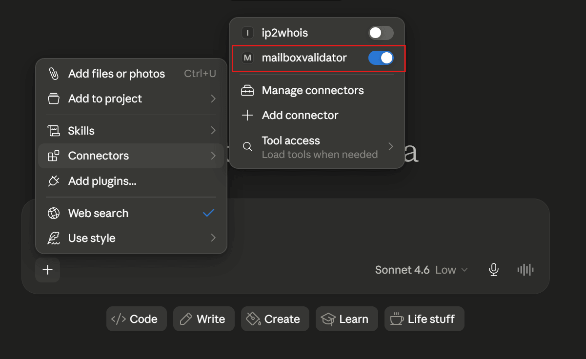 MailboxValidator MCP Server