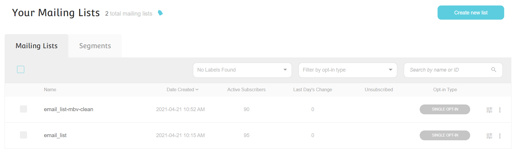 MailboxValidator Moosend