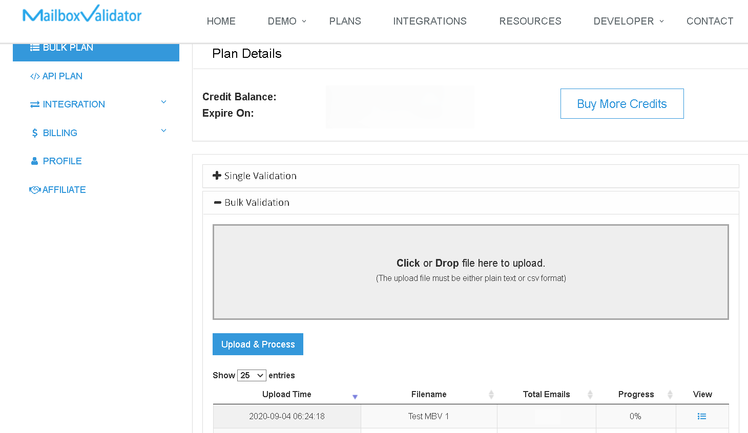 MailboxValidator SendGrid